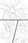  claws comic dragon english_text horn male malefor scalie size_difference spyro spyro_the_dragon teeth text tora western_dragon wings 