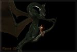  2009 3d black_background cgi dragon duo erection fellatio female fire flame_09 human interspecies male mammal millennium_dragon oral oral_sex penis plain_background scalie sex size_difference straight western_dragon 