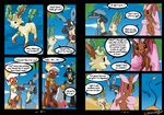  behindtg blush comic dialog eeveelution english_text female fire infernape leafeon lopunny lucario luvdisc male nintendo pok&#233;mon pok&eacute;mon raichu seaside shiny_pok&#233;mon simian text video_games water webcomic 