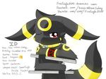  collar eeveelution hi_res looking_at_viewer nintendo one_eye_closed open_eyes pok&#233;mon pok&eacute;mon red_eye senz solo text tonfa umbreon video_games yellow_ring 