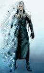  artist_request final_fantasy final_fantasy_vii final_fantasy_vii_advent_children highres male_focus official_art sephiroth solo 