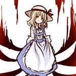  apron blonde_hair commentary_request hat kana_anaberal ribbon smile solo suisa touhou touhou_(pc-98) yellow_eyes 