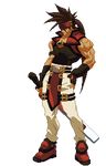 animated animated_gif guilty_gear lowres male_focus sol_badguy solo 