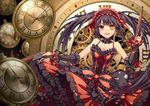  bicolored_eyes date_a_live ego gun tokisaki_kurumi twintails weapon 