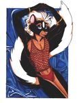  absurd_res anthro hi_res looking_at_viewer male mammal mesh pinup pose skunk solo terrie_smith 