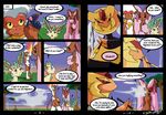  behindtg comic dialog eeveelution english_text eyes_closed female infernape insect leafeon lopunny nintendo pok&#233;mon pok&eacute;mon red_eyes shiny_pok&#233;mon smoke smoking text vespiquen video_games webcomic 