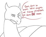  dialog dragon english_text father line_art parent plain_background sketch son stacey_lenaghan text unknown_artist 