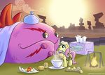  bags blanket blue_eyes campfire cloud cup cutting_board desert duo equine female fluttershy_(mlp) friendship_is_magic fruit fur grass hair hat hi_res honey horse ice_bag jar lemon mammal mouth_hold muffinshire multiple_eyes my_little_pony outside pegasus pills pink_hair pony pouring rocks sick sky sun tatzlwurm tatzlwurm_(mlp) teapot thermometer tissues wings yellow_fur 