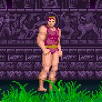  1boy 90s abs altered_beast animated animated_gif centurion_(character) game juuouki muscle oldschool pixel_art power-up power_up sega transformation 