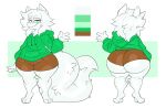 3_toes 4_fingers absurd_res anthro bedroom_eyes big_butt big_tail bottomwear brown_clothing butt chest_tuft clothed clothing digital_media_(artwork) dragon eyewear feet fingers fur furred_dragon girly glasses green_clothing green_eyes hair half-closed_eyes hi_res hoodie hotpants huge_butt huge_tail jinu leg_tuft looking_at_viewer male model_sheet mouth_closed narrowed_eyes seductive shorts simple_background smile snout solo standing tail tail_tuft thick_thighs tian_yoshida toes topwear tuft white_body white_fur white_hair white_tail wide_hips
