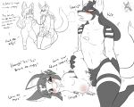 ahegao animal_crossing ankha_(animal_crossing) bdsm blush bodily_fluids bondage bound cum cum_in_pussy cum_inflation cum_inside dominant dominant_female duo egyptian_cat egyptian_headdress erection female generation_4_pokemon genital_fluids girly hi_res inflation jeffthehusky leash looking_pleasured lucario lucas_arynn male monochrome nintendo orgasm pokemon pokemon_(species) size_difference smaller_female submissive submissive_male thick_thighs