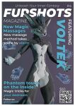 absurd_res anthro blender_(software) blender_cycles border cover disembodied_hand english_text ghost_hands hi_res magazine magazine_cover male mrgaleo pose qr_code rexouium solo text white_border