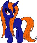  blue_body equine female friendship_is_magic heart_taker horn horse mammal my_little_pony original_character pony solo spartanpony unicorn 