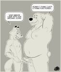 5_fingers animated anthro aroused balls bear belly big_belly blush bodily_fluids canid canine dialogue disney dripping duo english_text erection fingers fox fox_and_the_hound frottage genital_fluids genitals half-closed_eyes hi_res hunter-husky leaking_precum little_john looking_at_another looking_at_genitalia looking_at_penis looking_down male male/male mammal moobs narrowed_eyes navel nipples nude open_mouth open_smile penile penis precum precum_drip precum_on_penis pubes raised_arm robin_hood_(disney) sex side_view signature size_difference smile tail tail_motion tail_tuft tailwag text tod_(fath) tuft vein veiny_penis wide_eyed