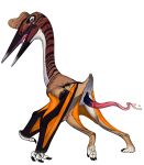 alpha_channel avian-king azhdarchid beak claws countershade_neck countershading feral genitals hi_res male penis pterosaur quetzalcoatlus reptile scalie simple_background solo tapering_penis transparent_background wings