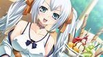  atou_ai fruit game_cg garden_soft ice_cream long_hair love_replica pocky takada_kazuhiro twintails 