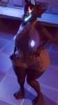 3d_(artwork) absurd_res areola areola_slip artist_logo avet3d big_breasts blender_(software) breasts canid canine canis clothed clothing digital_media_(artwork) epic_games eye_scar facial_scar female fortnite fortnite:_battle_royale glowing glowing_areola glowing_mouth glowing_nipples glowing_tongue hi_res highwire light lighting logo looking_at_viewer mammal meme meme_clothing nipple_slip nipples pack_leader_highwire pantsless partially_clothed scar snout solo sweater tongue topwear virgin_killer_sweater wide_hips wolf
