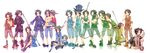 2boys ai ai_(ai_4393) animal_hood brothers carry carrying freckles hat highres hood male male_focus monkey_d_luffy multiple_boys multiple_persona one_piece pole portgas_d_ace siblings tail tank_top weapon 