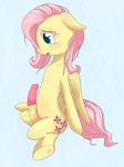  animal_genitalia blue_background blue_eyes cutie_mark dickgirl equine erection feral fluttershy_(mlp) friendship_is_magic fur hair horse horsecock intersex mammal my_little_pony open_mouth pegasus penis pink_hair plain_background pony solo vein wings yellow_fur zokkili 