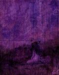 abstract_art absurd_res anthro burmecian cloud countryside curled_hair female final_fantasy final_fantasy_ix grass hair hi_res hrist_chardonnay janet_k_wallace mammal monochrome nude painting_(artwork) plant purple_background raining rodent simple_background sky skyscape solo square_enix tasteful_nudity traditional_media_(artwork) watercolor_(artwork)