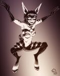 anthro bell breasts chapter_170_monster_girl_(one-punch_man) claws collar female hi_res hooves monster_girl_(genre) navel nude one-punch_man one_(manga) sacrificabominat satyr solo stripes