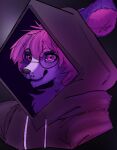 male mammal mephitid nastyvix purple_eyes skunk