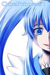  blue_eyes blue_hair cure_princess happinesscharge_precure! highres long_hair looking_at_viewer nishi_koutarou open_mouth out_of_frame portrait precure shirayuki_hime simple_background smile solo twintails white_background 