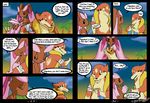  bandage behindtg comic couple female floatzel lopunny male nintendo pok&#233;mon pok&eacute;mon shiny_pok&#233;mon text video_games webcomic 