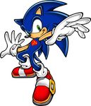  blue_hair green_eyes hair hedgehog male parody sega sonic_(series) sonic_the_hedgehog superman 