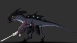  acid alien animate_inanimate armor beak bioluminescence biopunk blue_body bodily_fluids dark_body dark_markings dark_scales davespaceman dinosaur dromaeosaurid eververse extinct glowing gun headgear helmet hi_res hooves horror_(theme) lights living_gun living_ranged_weapon living_weapon long_tail lore male markings multi_eye pink_body prehistoric_species purple_body purple_scales ranged_weapon red_markings reptile rifle saliva salivating scales scalie science_fiction sekotem sekotem_hunter_(davespaceman) semi-anthro sharp_beak sickle_claw solo spikes spurs striped_body striped_scales stripes tail theropod weapon yellow_eyes 