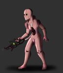  alien alien_humanoid ambiguous_gender animate_inanimate armor biomechanical biopunk blood bodily_fluids breath carbine codpiece creepy davespaceman eververse exposed_brain exposed_organs feral flesh_creature gigeresque_(genre) green_eyes gun hi_res horror_(theme) humanoid knee_pads living_gun living_ranged_weapon living_weapon lore lovecraftian_(genre) military monster mukatel_warrior_(davespaceman) neck_guard nightmare_fuel not_furry pink_body plantigrade purple_body ranged_weapon red_eyes science_fiction scope shoulder_guards soldier solo spikes suffering translucent translucent_body umbilical_cord veiny_body warrior weapon 