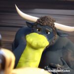  1:1 2024 13254 3d_(artwork) 3d_animation animal_genitalia animal_penis animated anthro beard blinking blue_body bovid bovine breasts brown_eyes cattle codan codans digital_media_(artwork) dominant dominant_male duo ears_down equine_genitalia equine_penis facial_hair facial_piercing fingers fish flared_penis genitals green_penis hair hand_on_breast horn kneeling male male/male mammal marine mismatched_genitalia no_sound nose_piercing nose_ring nude odis_(codans) penis piercing pivoted_ears puppy_eyes requiem_shark ring_piercing shark short_playtime submissive submissive_male tail tail_motion tailwag tan_body throbbing throbbing_penis tiger_shark 