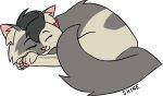  :3 aliasing alpha_channel ambiguous_gender character_name curled_up digital_media_(artwork) domestic_cat english_text eyelashes eyes_closed feet felid feline felis female_(lore) feral fluffy fur grey_body grey_fur grey_hair hair inner_ear_fluff mammal markings nifty-senpai pawpads paws quadruped shine_(warriors) simple_background sleeping smile solo spots spotted_body spotted_fur tail text transparent_background tuft warriors_(book_series) whiskers white_body white_fur 