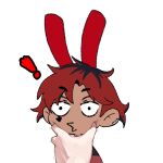  angry animal_ears dark_skin meme original pov rabbit_ears red_hair 