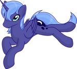  alpha_channel blue_hair cutie_mark equine female feral friendship_is_magic hair horn horse lying mammal my_little_pony negasun plain_background pony princess_luna_(mlp) sokolas solo transparent_background winged_unicorn wings young 