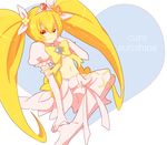  blonde_hair boots bow character_name choker cure_sunshine detached_sleeves english eyelashes gloves hair_ornament hair_ribbon happy heart heartcatch_precure! high_heels long_hair looking_at_viewer magical_girl meko_(2344927) midriff myoudouin_itsuki navel open_mouth precure puffy_sleeves ribbon skirt solo super_silhouette_(heartcatch_precure!) thigh_boots thighhighs twintails very_long_hair white_background wrist_cuffs yellow_bow yellow_choker yellow_eyes 