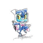  cosplay costume cute froakie frog greninja happy hoodie itsbirdyart kunai low_res nintendo pok&#233;mon pok&eacute;mon scarf shoes shuriken smile video_games weapon 