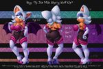  &lt;3 anthro bat big_breasts big_butt black_nose blue_eyes boots breasts butt clothed clothing elbow_gloves female gloves hair high_heeled_boots high_heels lips looking_at_viewer makeup mammal pose rouge_the_bat scificat sega short_hair smile solo sonic_(series) standing thighs tight_clothing white_hair wings 