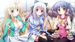  3-nin_iru! 3girls female game_cg kuga_valencia_reiri mibuno_suzume multiple_girls nakase_nagisa reiri_valencia_kuga suzui_narumi 