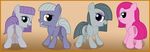  anus blinkie_pie_(mlp) blue_eyes butt character_request equine female friendship_is_magic fur grey_fur grey_hair hair horse inkie_pie_(mlp) looking_back mammal maud_pie_(mlp) my_little_pony ohohokapi pink_fur pink_hair pinkie_pie_(mlp) pony presenting purple_eyes purple_fur purple_hair pussy sibling young 