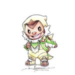  chesnaught chespin cosplay costume cute happy hoodie itsbirdyart mammal shoes smile 