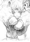  binayu greyscale mizuhashi_parsee monochrome sketch solo touhou 