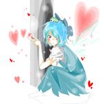  bad_id bad_pixiv_id blush cirno frog heart letter love_letter solo touhou u+ 