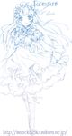  artist_name blue gradient hortense long_hair monochrome purple roman sketch solo sound_horizon watermark web_address 