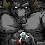  cattle furryrevolution male mammal minotaur solo 