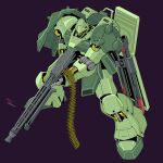  2023 bandolier cable char&#039;s_counterattack commentary_request dated geara_doga gun gundam machine_gun machinery mecha mobile_suit neo_zeon no_humans original panzerfaust redesign robot science_fiction shield shoulder_spikes signature spikes user_pemg4534 weapon 