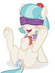  anus blindfold blush coco_pommel_(mlp) dildo equine female friendship_is_magic fur hair horse mammal my_little_pony open_mouth pony pussy pussy_juice sex_toy sitting smile solo the-smiling-pony tongue tongue_out two_tone_hair vibrator white_fur 