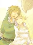  1girl blonde_hair bracelet drooling hat jewelry link loftwing long_hair pointy_ears princess_zelda saiba_(henrietta) saliva sleeping the_legend_of_zelda the_legend_of_zelda:_skyward_sword 