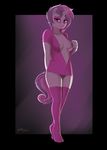  anthro anthrofied breasts camel_toe costume equine female friendship_is_magic grown_up hair horn horse lemon-devil looking_at_viewer mammal my_little_pony older pony smile solo standing sweetie_belle_(mlp) two_tone_hair unicorn 