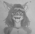 ahegao ani_(character) animal_eyes anime anime_style anthro breasts check_tag_type digital_drawing_(artwork) digital_media_(artwork) domestic_cat felid feline felis female female/female furry gradient hair hi_res long_hair looking_pleasured mammal medium_breasts nezumi_hiwatashi nude open_mouth purple_eyes screen screen_face sketchogolik smile solo violet_(disambiguation)